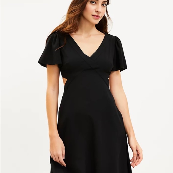 Ann Taylor Loft Cutout Side Dress - Picture 3 of 4